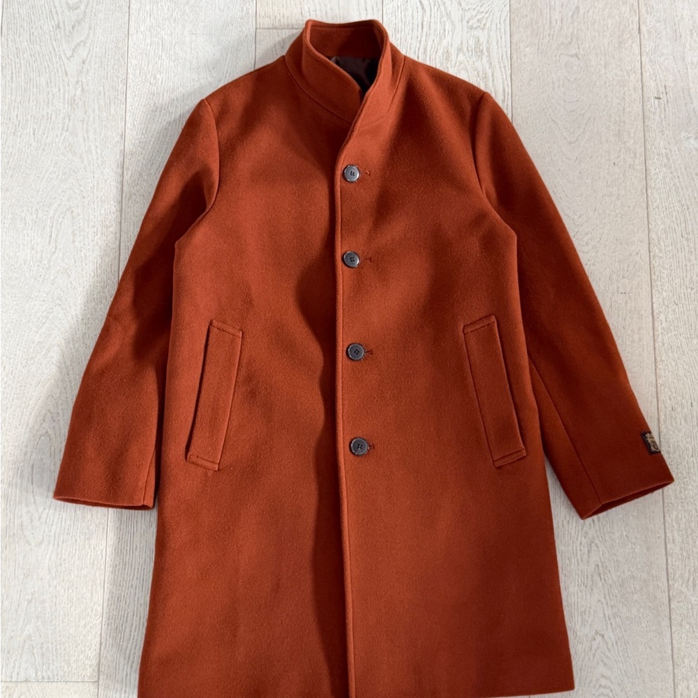 Journal Standard Men's Wool Trench Coat